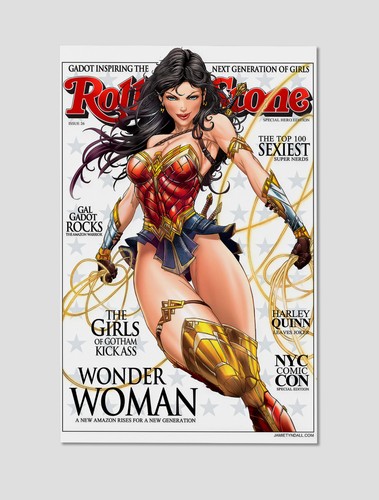 Copertina rivista wonder woman - copertina,